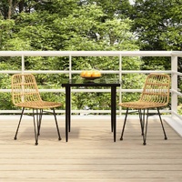 Garden Dining Set Poly Rattan