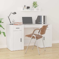 Desk with Cabinet Engineered Wood