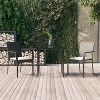 Garden Dining Set with Cushions Poly Rattan