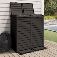 Outdoor Garbage Bin 78x41x86 cm Polypropylene