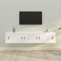 4 Piece TV Cabinet Set Engineered Wood