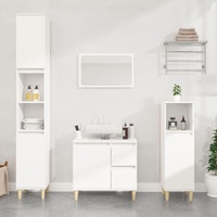 Bathroom Cabinet 30x30x100 cm Engineered Wood