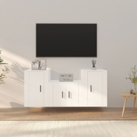 3 Piece TV Cabinet Set Engineered Wood