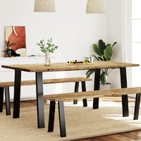 Dining Table Solid Wood Acacia