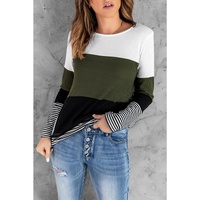 Azura Exchange Colorblock Stripes Top