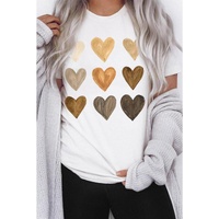 Azura Exchange Kind Heart Print T-shirt