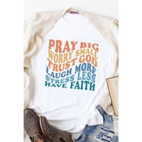 Azura Exchange Faith Inspired Words Print T-Shirt