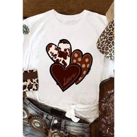 Azura Exchange Heart Print T-shirt