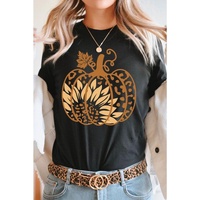 Azura Exchange Halloween Sunflower Pumpkin Graphic Tee