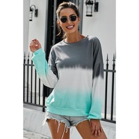 Azura Exchange Color Block Tie Dye Sweatshirt