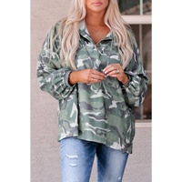 Azura Exchange Camo Print Oversize Hoodie