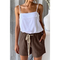 Azura Exchange Faylin Khaki Shorts