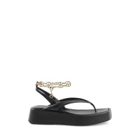 Gold Chain Wedge Sandal