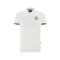 Aquascutum Men's White Cotton Polo Shirt