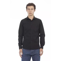 Baldinini Trend Men's Black Cotton Shirt