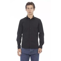 Baldinini Trend Men's Black Cotton Shirt