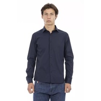 Baldinini Trend Men's Blue Cotton Shirt