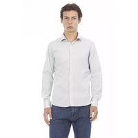 Baldinini Trend Men's Gray Cotton Shirt