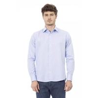 Baldinini Trend Men's Light Blue Cotton Shirt