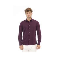 Baldinini Trend Men's Red Cotton Shirt