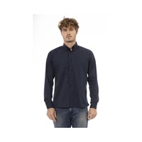 Baldinini Trend Men's Blue Cotton Shirt