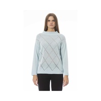 Baldinini Trend Women's Light Blue Wool Sweater