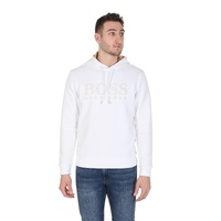 Hugo Boss Men's Cotton Blend Hugo Boss Sweatshirt in White