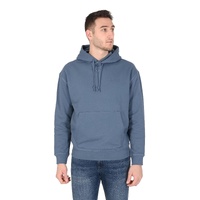 Hugo Boss Men's Cotton Blend Bright Blue Sweatshirt in Blu Elettrico