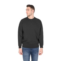 Hugo Boss Men's Black Cotton Blend Sweatshirt in Black