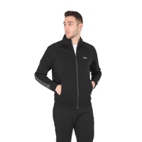 Hugo Boss Men's Black Sweatshirt with Stretch Fabric in Black