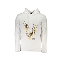 Cavalli Class Men's White Cotton Sweater