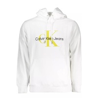 Calvin Klein Men's White Cotton Sweater