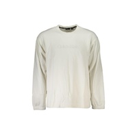 Calvin Klein Men's White Cotton Sweater