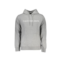 Calvin Klein Men's Gray Cotton Sweater