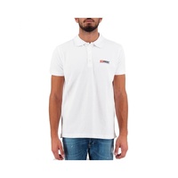 Diesel Men's White Cotton Polo Shirt