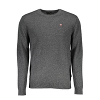 Napapijri Men's Gray Wool Shirt