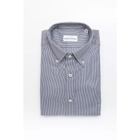 Robert Friedman Men's Blue Cotton Shirt