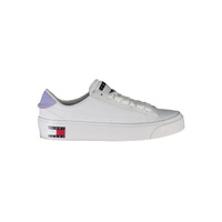 Tommy Hilfiger Women's White Polyester Sneaker