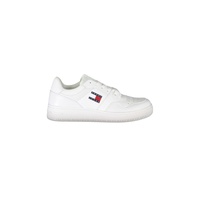 Tommy Hilfiger Men's White Polyester Sneaker