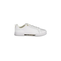 Tommy Hilfiger Women's White Polyester Sneaker