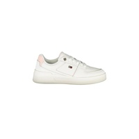 Tommy Hilfiger Women's White Polyester Sneaker