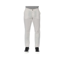 Trussardi Jeans Men's White Cotton Jeans & Pant