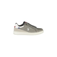 US POLO ASSN Men's Gray Polyester Sneaker