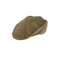 Dents Mens Moleskin Flat Cotton Cap Ivy Hat - Camelarge