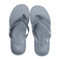 ARCHLINE Orthotic Flip Flops Thongs Arch Support Shoes Footwear - Grey