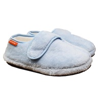 ARCHLINE Orthotic Plus Slippers Closed Scuffs Pain Relief Moccasins - Baby Blue