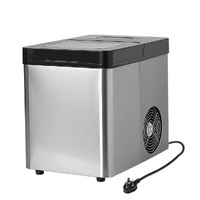  Ice Maker Commercial 2.1L Portable Silver