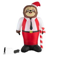  Christmas Inflatable Sloth 1.8M