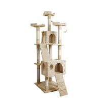  184cm Cat Trees Scratching Post Beige