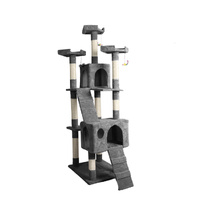  184cm Cat Trees Scratching Post Grey